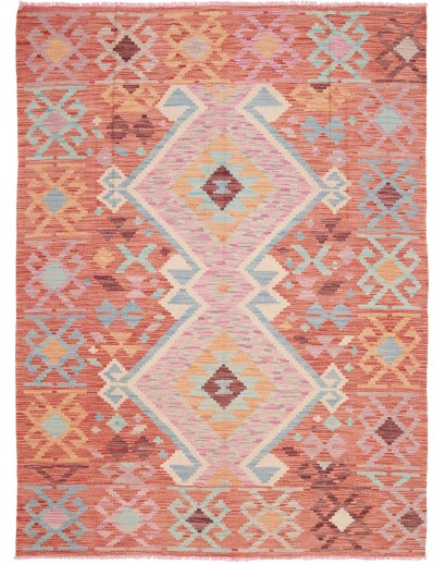 Tappeto Kilim Afghanistan marrone 148x200