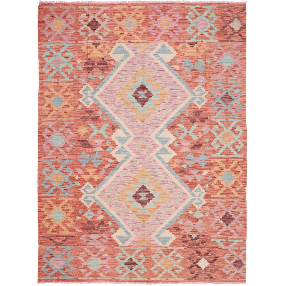 Tappeto Kilim Afghanistan marrone 148x200 Tappeto Kilim Afghanistan marrone 148x200