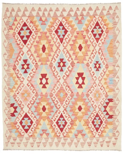 Tappeto Kilim Afghanistan giallo marrone 160x197