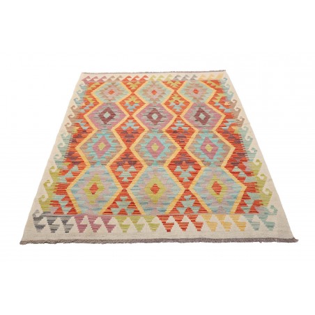 Tappeto Kilim Afghanistan marrone 127x173
