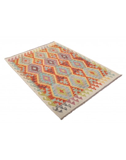 Tappeto Kilim Afghanistan marrone 127x173