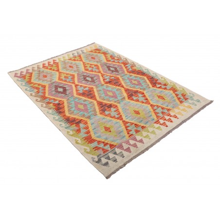 Tappeto Kilim Afghanistan marrone 127x173
