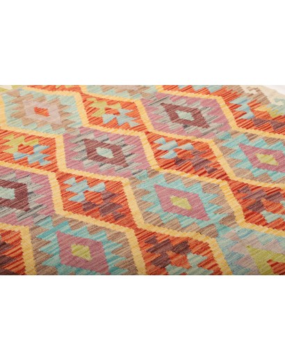 Tappeto Kilim Afghanistan marrone 127x173