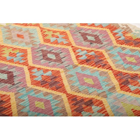 Tappeto Kilim Afghanistan marrone 127x173
