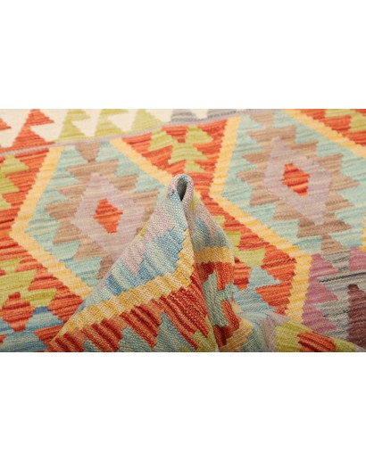 Tappeto Kilim Afghanistan marrone 127x173