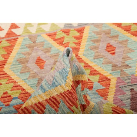 Tappeto Kilim Afghanistan marrone 127x173