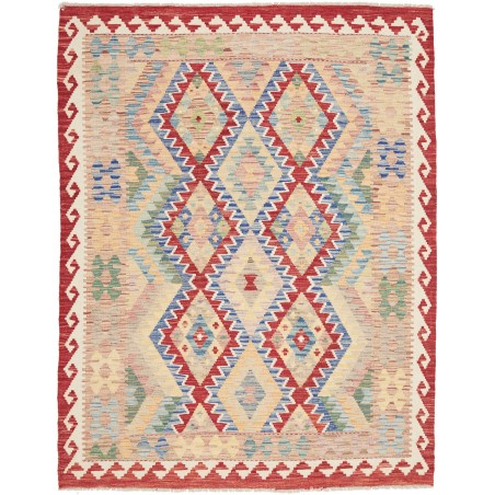Tappeto Kilim Afghanistan beige marrone 158x196