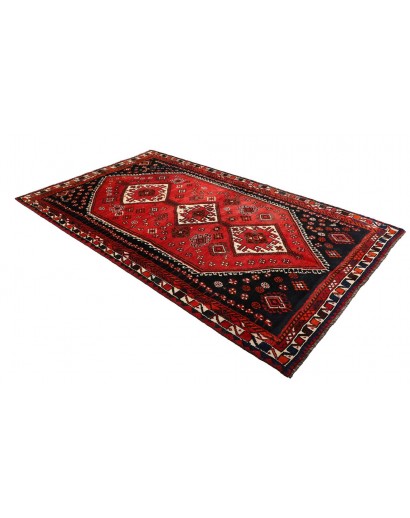 Tappeto Shiraz Persia blu marrone 160x279