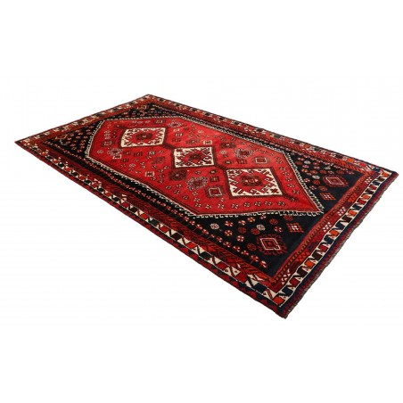 Tappeto Shiraz Persia blu marrone 160x279