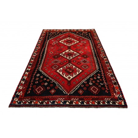Tappeto Shiraz Persia blu marrone 160x279