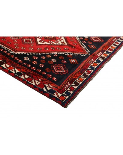 Tappeto Shiraz Persia blu marrone 160x279
