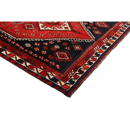 Tappeto Shiraz Persia blu marrone 160x279