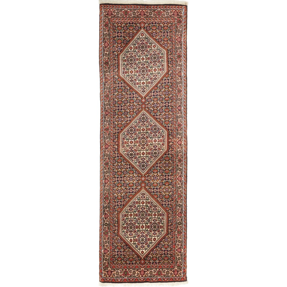 Tappeto Bidjar Persia marrone arancione 72x235 Tappeto Bidjar Persia marrone arancione 72x235