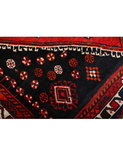Tappeto Shiraz Persia blu marrone 160x279