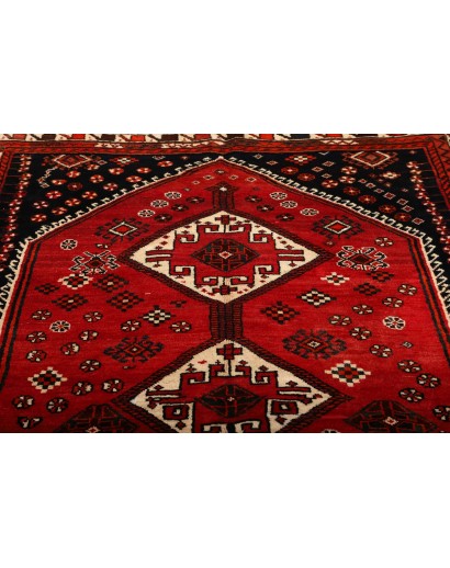 Tappeto Shiraz Persia blu marrone 160x279