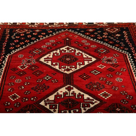 Tappeto Shiraz Persia blu marrone 160x279