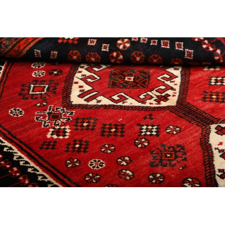 Tappeto Shiraz Persia blu marrone 160x279