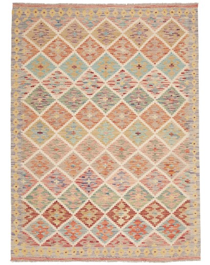 Tappeto Kilim Afghanistan marrone 148x202