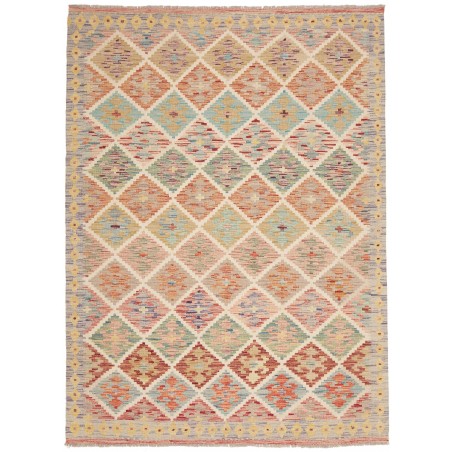 Tappeto Kilim Afghanistan marrone 148x202
