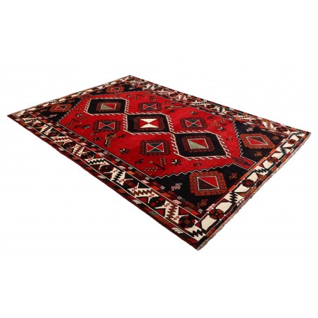 Tappeto Shiraz Persia blu beige 175x253
