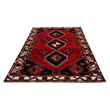 Tappeto Shiraz Persia blu beige 175x253