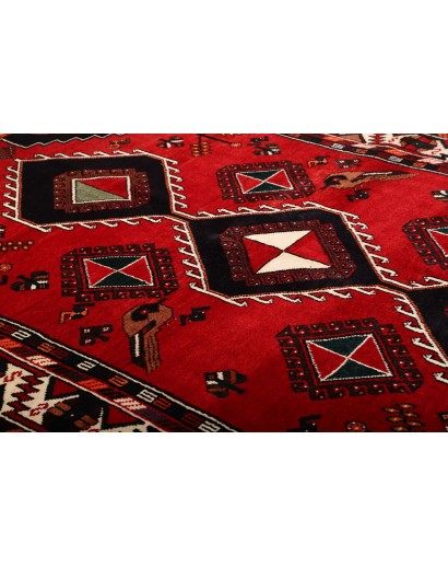 Tappeto Shiraz Persia blu beige 175x253