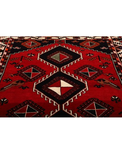 Tappeto Shiraz Persia blu beige 175x253