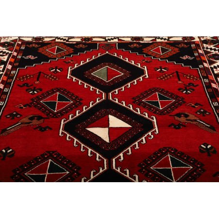 Tappeto Shiraz Persia blu beige 175x253