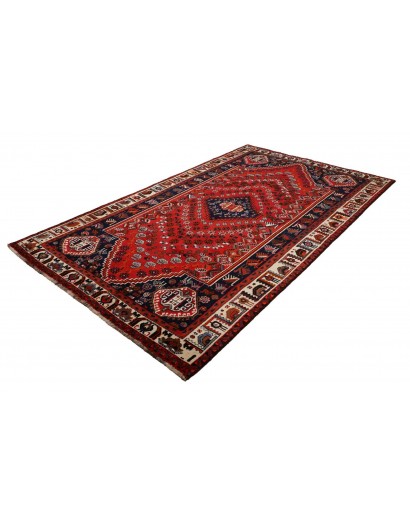 Tappeto Shiraz Persia marrone blu 165x277