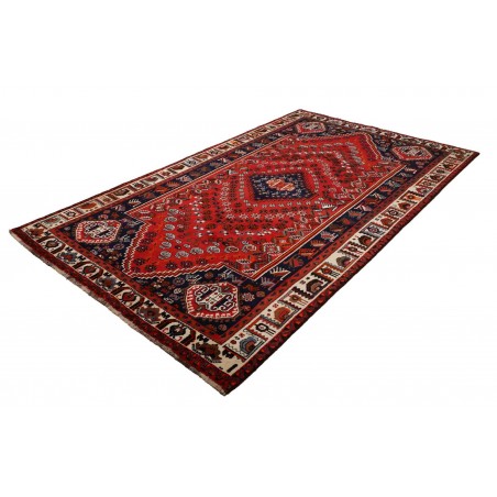 Tappeto Shiraz Persia marrone blu 165x277