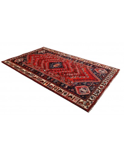 Tappeto Shiraz Persia marrone blu 165x277