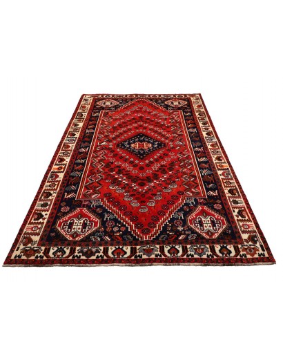 Tappeto Shiraz Persia marrone blu 165x277