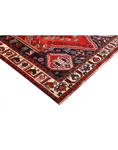 Tappeto Shiraz Persia marrone blu 165x277