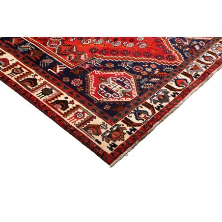 Tappeto Shiraz Persia marrone blu 165x277