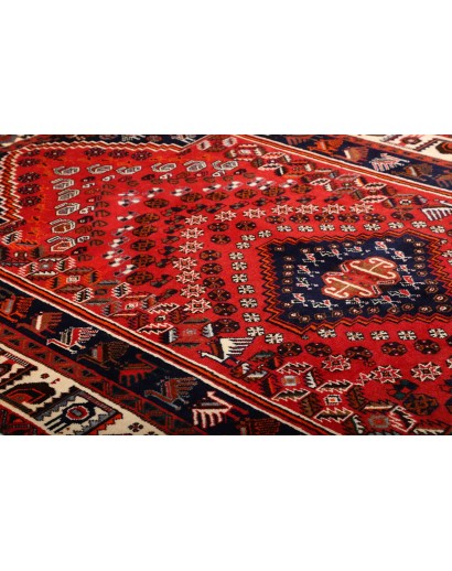 Tappeto Shiraz Persia marrone blu 165x277