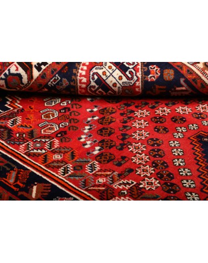Tappeto Shiraz Persia marrone blu 165x277