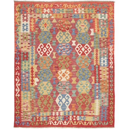 Tappeto Kilim Afghanistan marrone 154x195