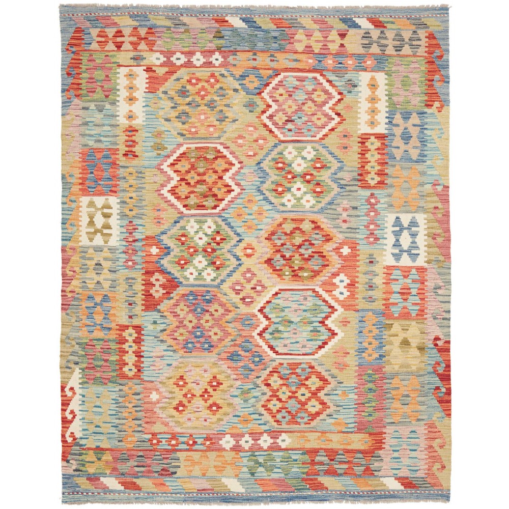 Tappeto Kilim Afghanistan marrone 152x192 Tappeto Kilim Afghanistan marrone 152x192