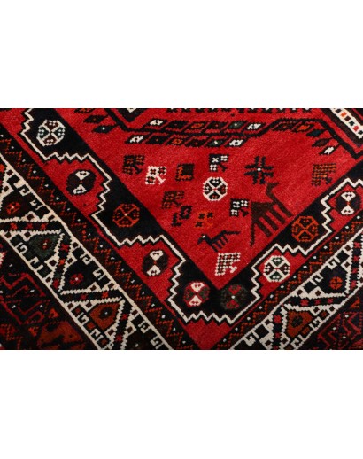 Tappeto Shiraz Persia blu marrone 171x251