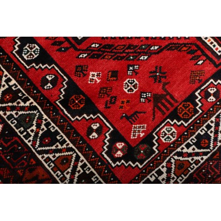 Tappeto Shiraz Persia blu marrone 171x251