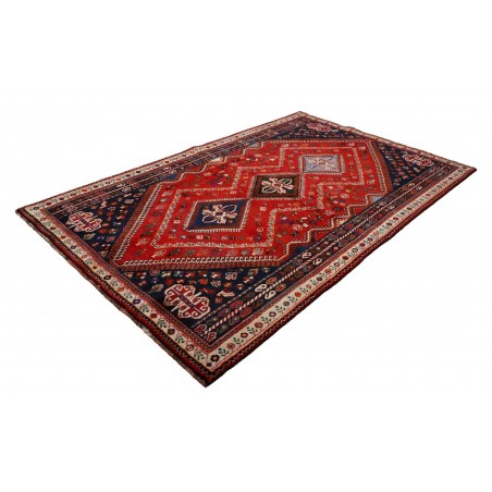 Tappeto Shiraz Persia marrone blu 170x262