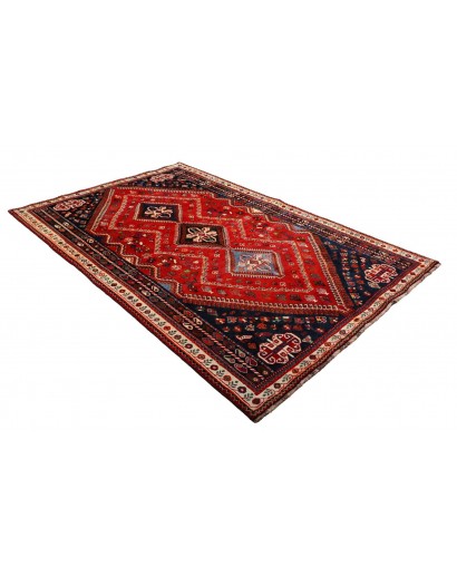 Tappeto Shiraz Persia marrone blu 170x262