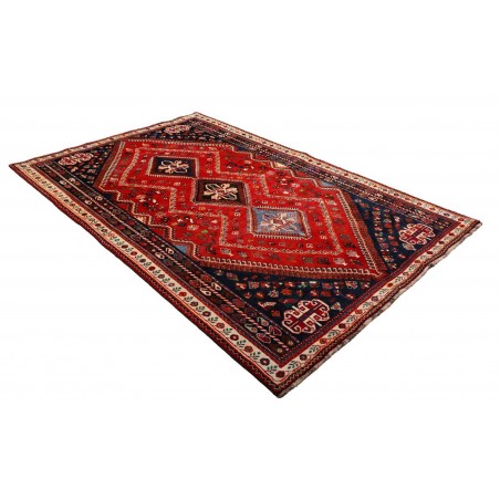 Tappeto Shiraz Persia marrone blu 170x262