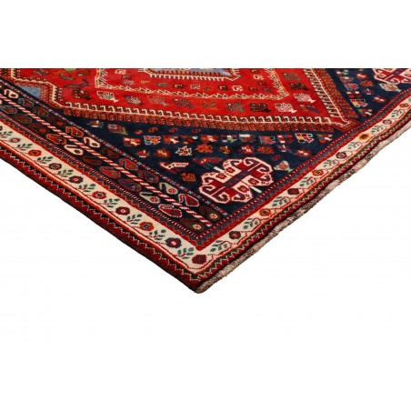 Tappeto Shiraz Persia marrone blu 170x262