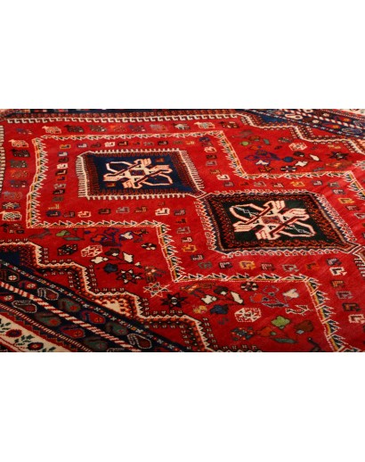 Tappeto Shiraz Persia marrone blu 170x262