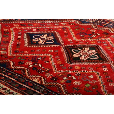 Tappeto Shiraz Persia marrone blu 170x262