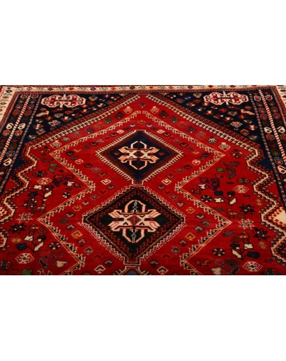 Tappeto Shiraz Persia marrone blu 170x262
