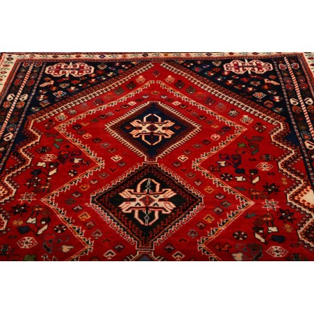 Tappeto Shiraz Persia marrone blu 170x262