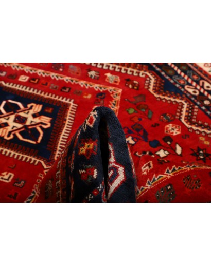 Tappeto Shiraz Persia marrone blu 170x262