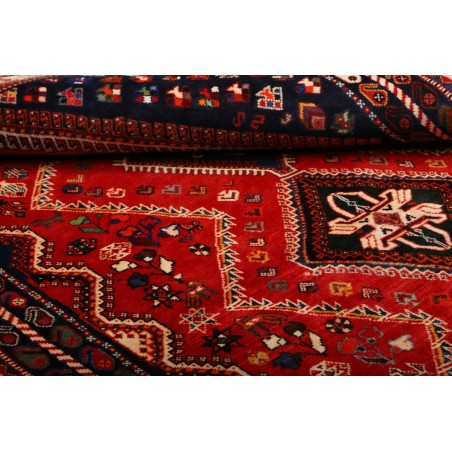 Tappeto Shiraz Persia marrone blu 170x262